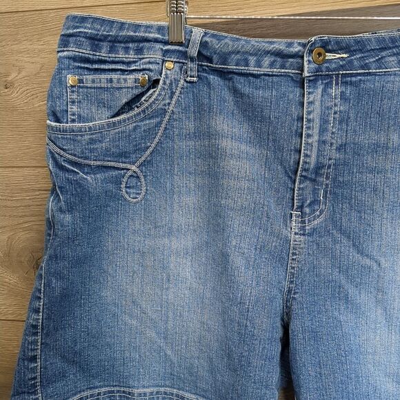 Illegal Jeans Denim Summer Shorts Women's Plus Size 24 - Picture 2 of 8